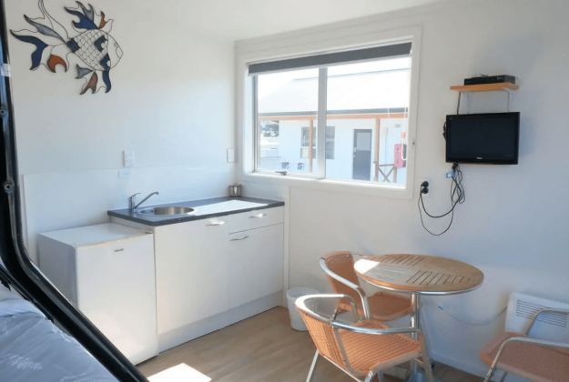 Cabin for 3 people at Foxton Beach